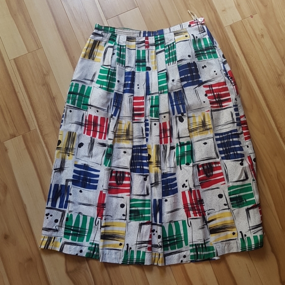 1980s a-line Skirt - Picture 5 of 7